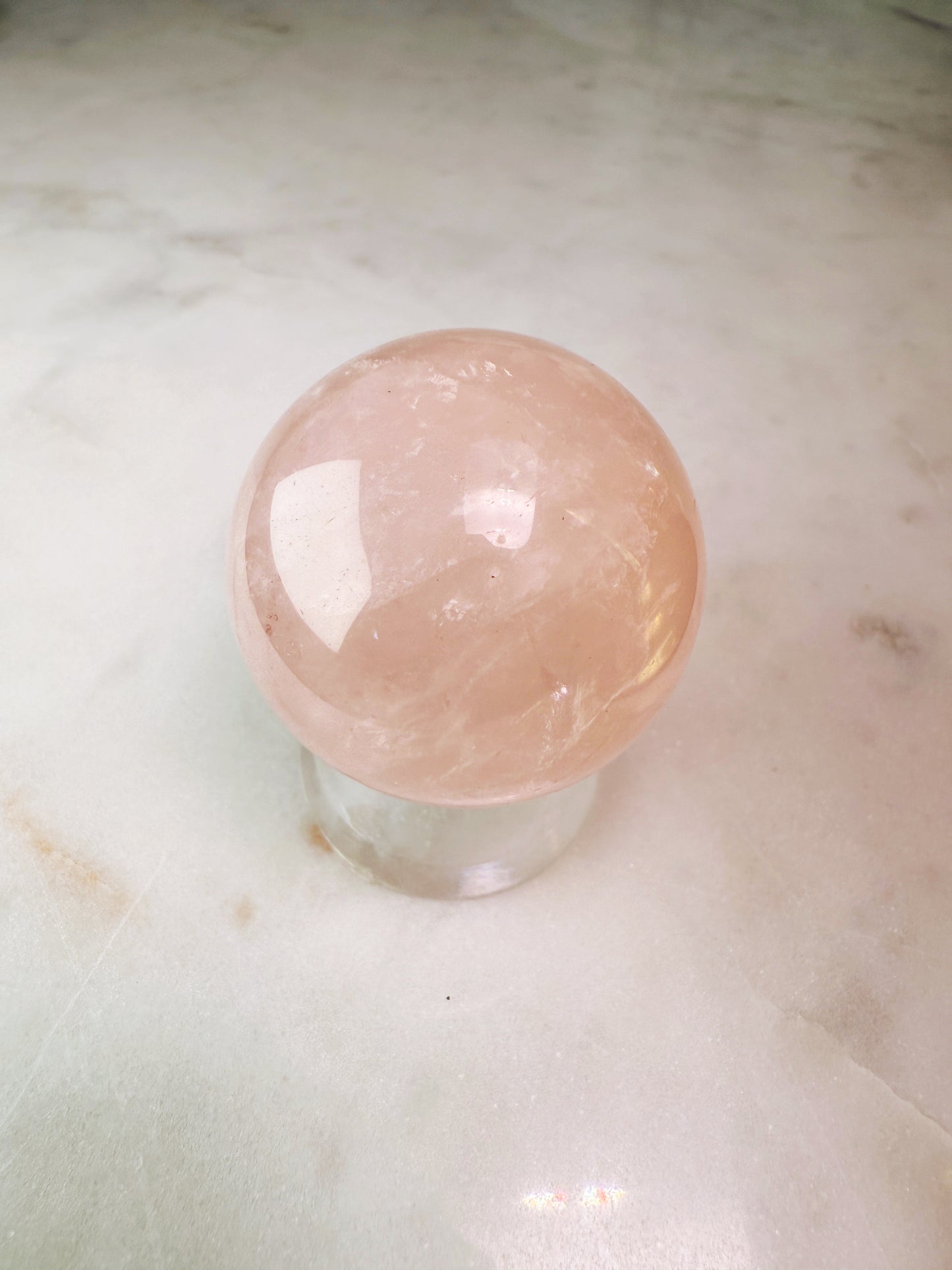 Rose Quartz Pink Small Sphere