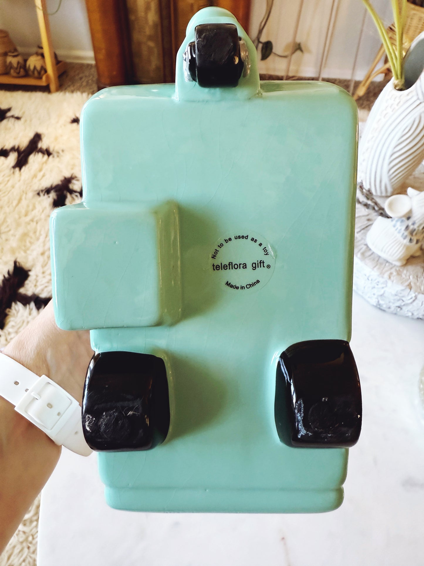Charming Retro Camper Planter