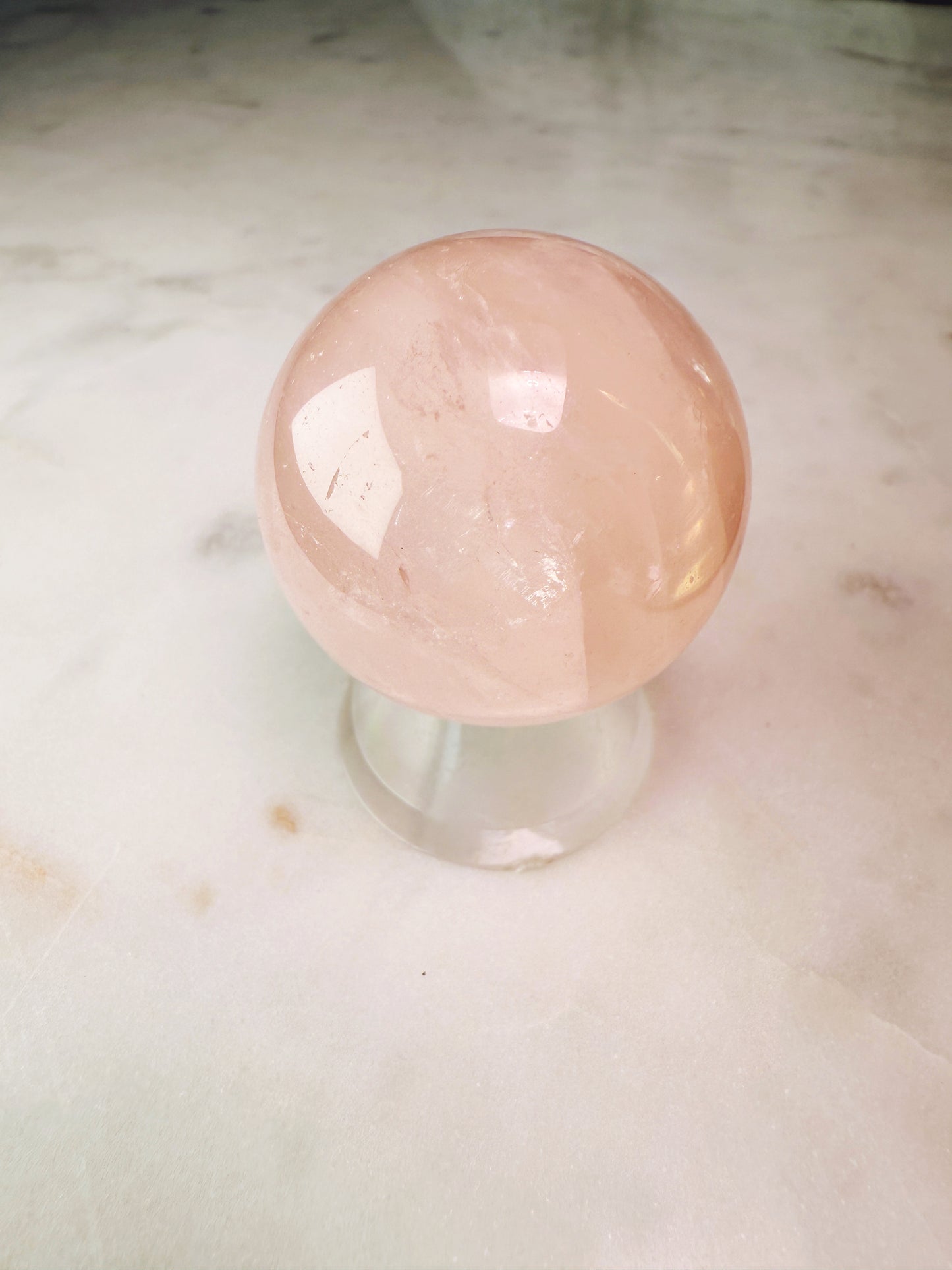 Rose Quartz Pink Small Sphere