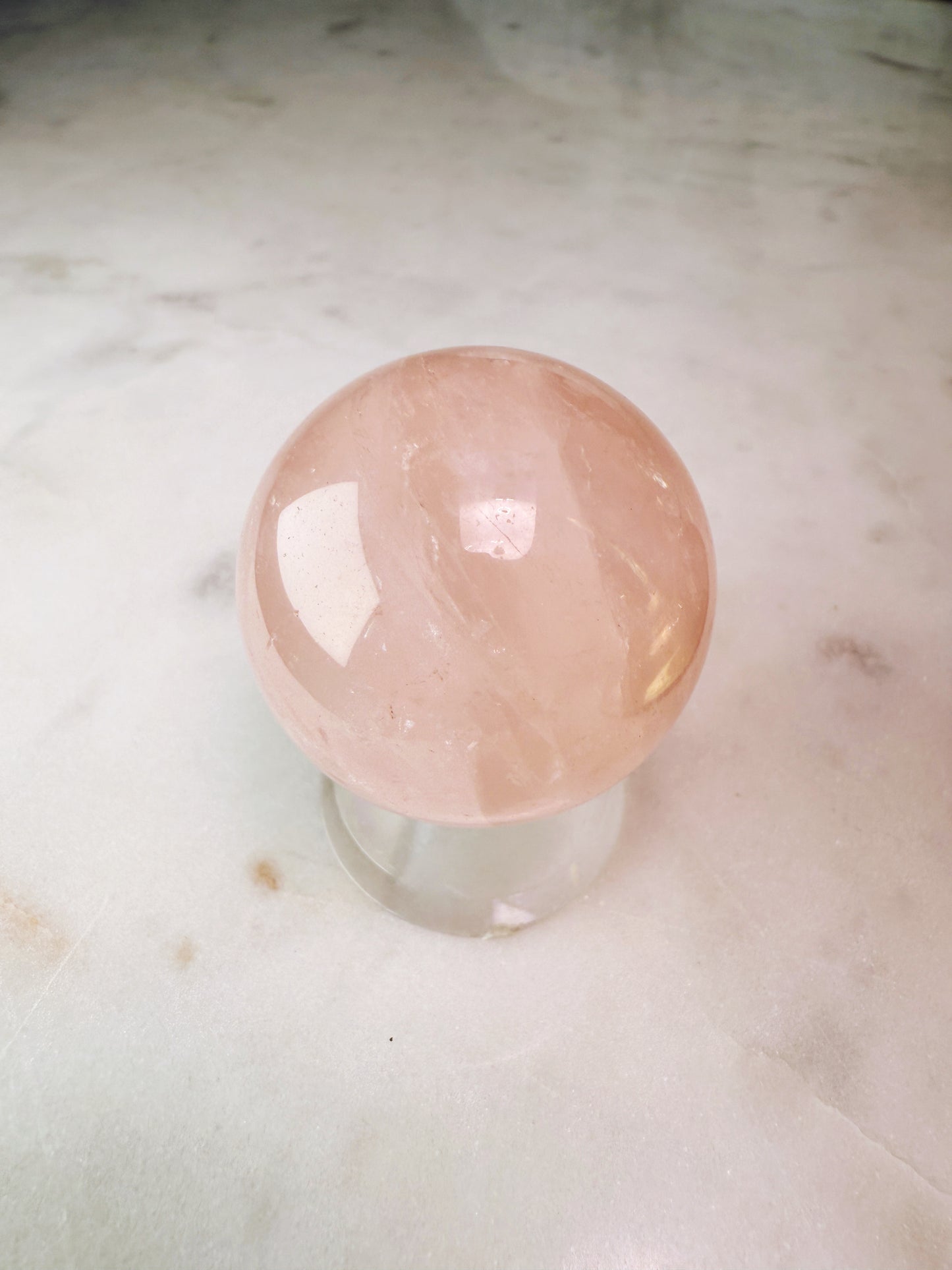 Rose Quartz Pink Small Sphere