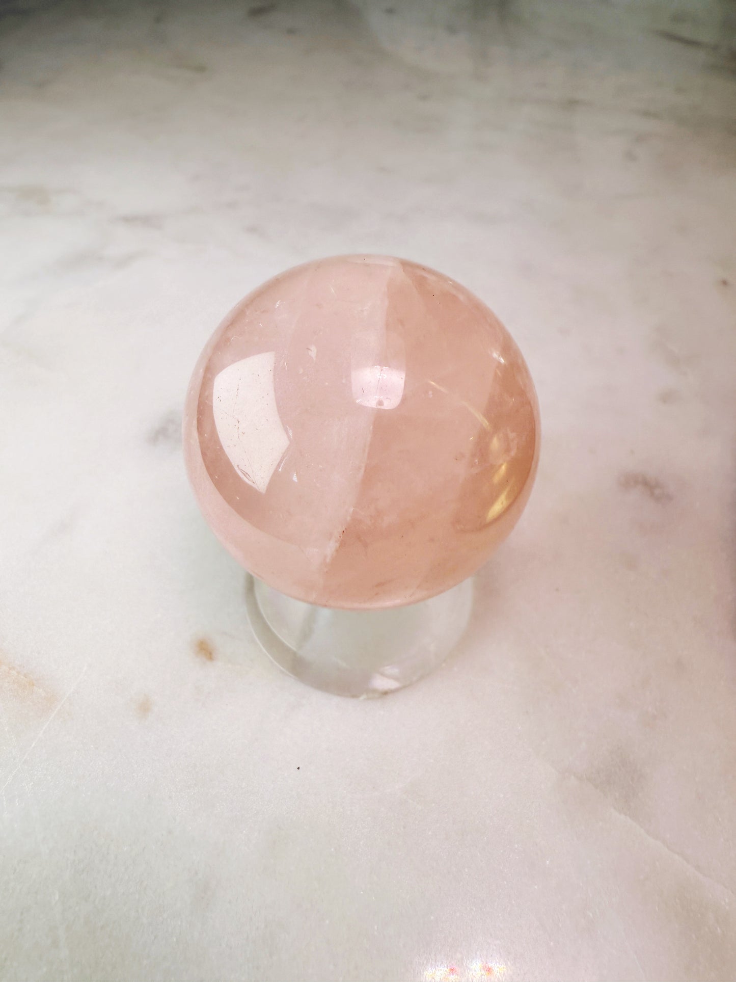 Rose Quartz Pink Small Sphere