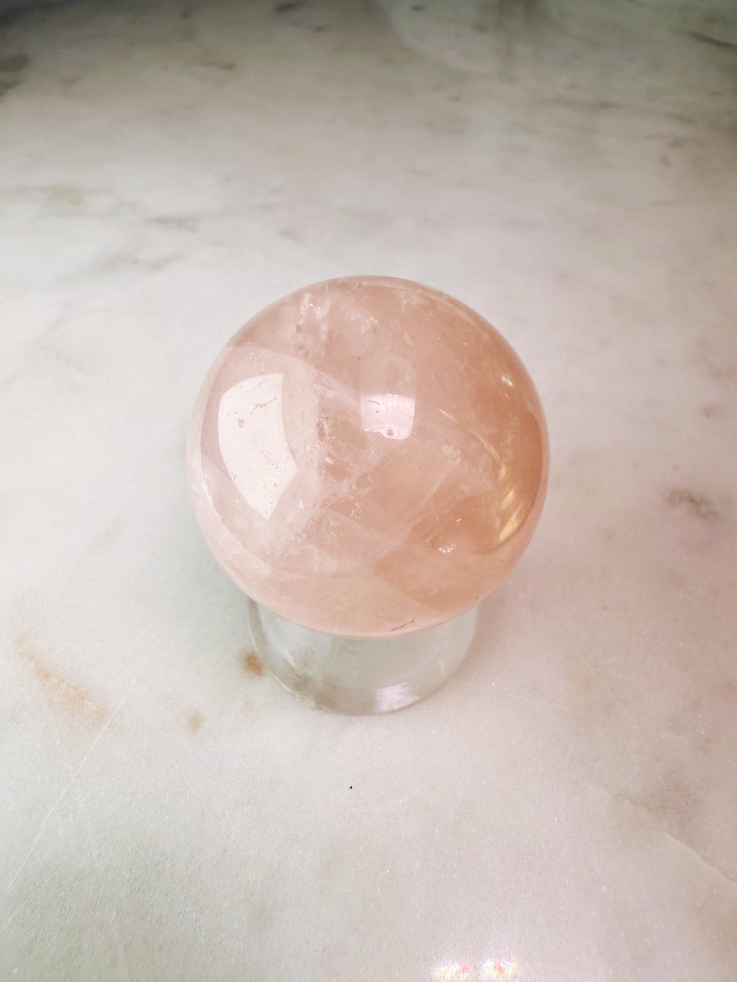 Rose Quartz Pink Small Sphere