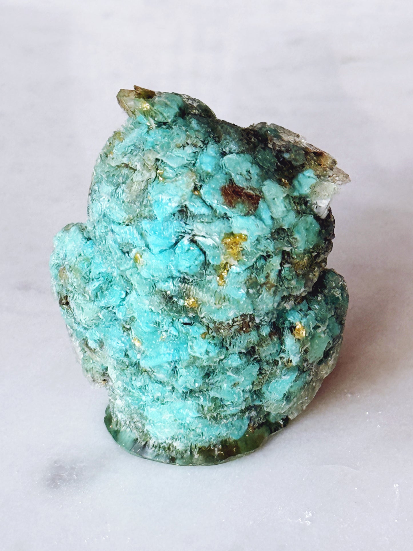 Owl Figurine Turquoise