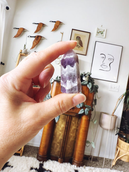Chevron Amethyst Tower