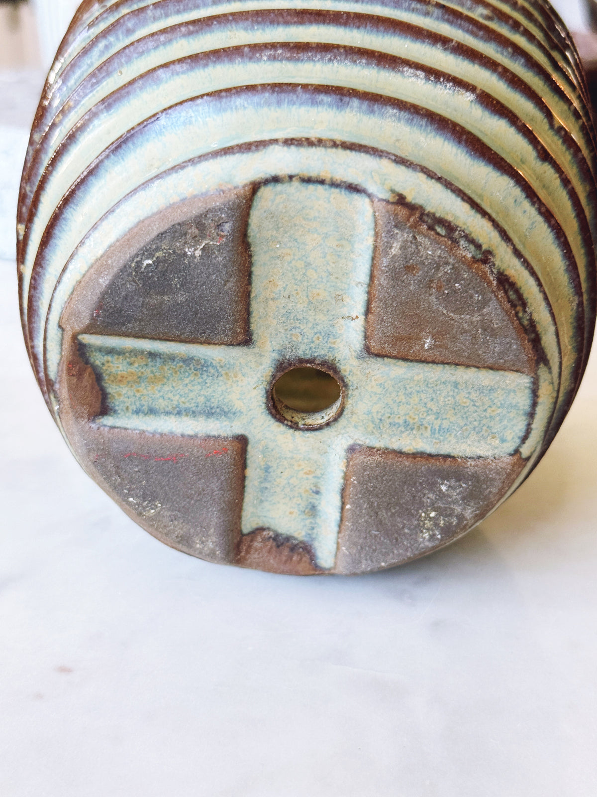 Handmade Green Ceramic Pottery Planter