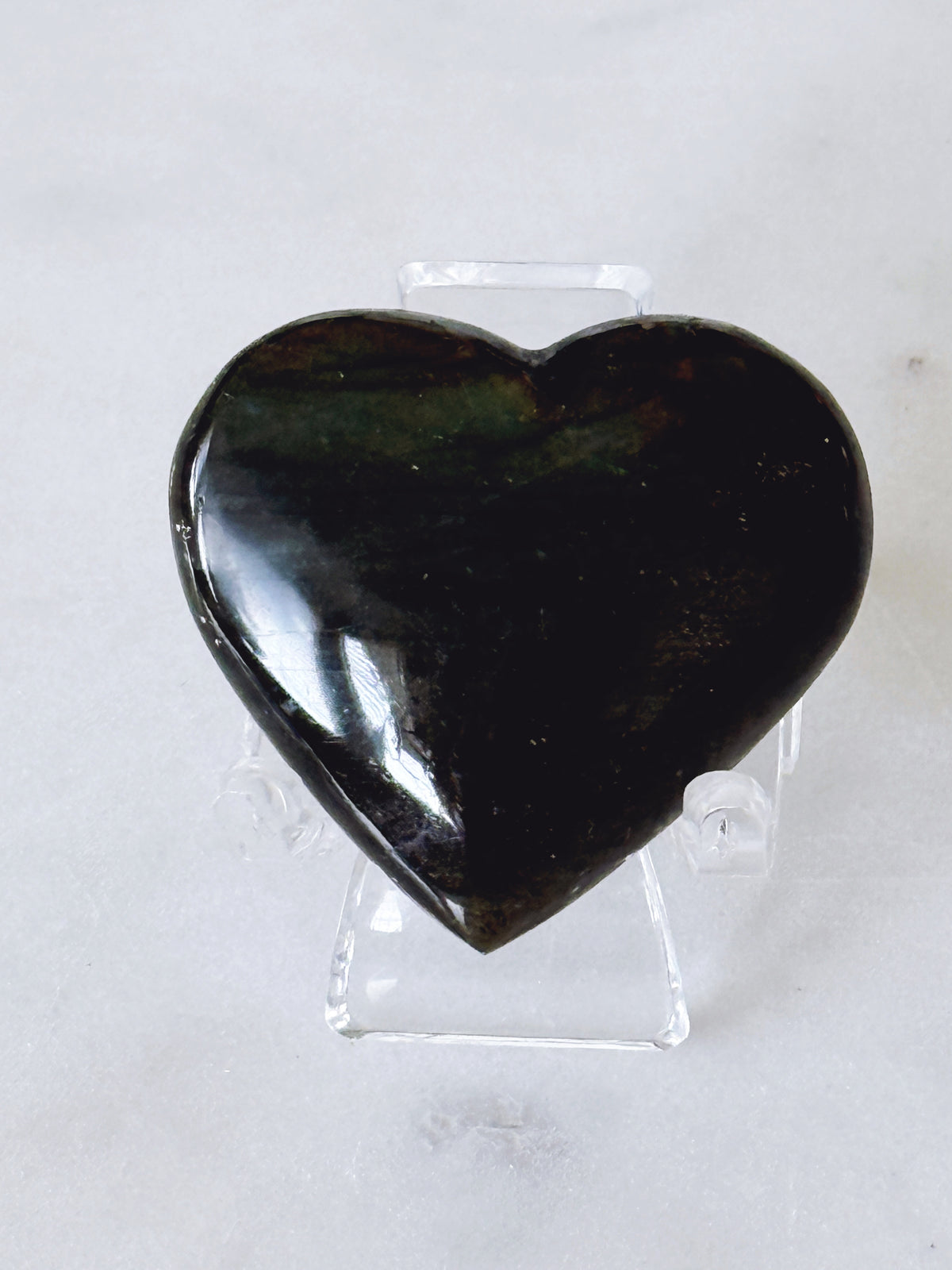 Labradorite Crystal Heart