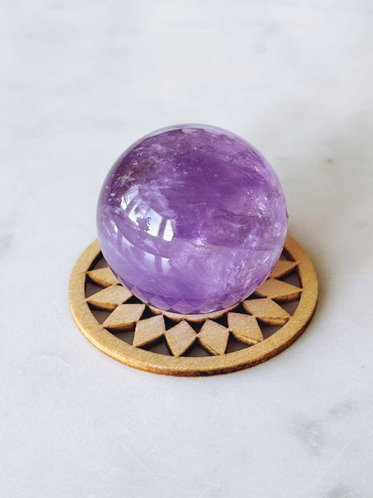 Amethyst Crystal Sphere