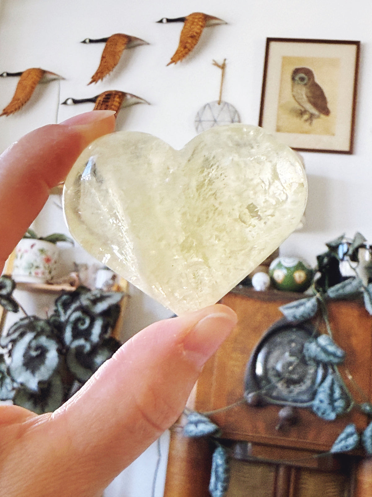 Citrine Polished Heart