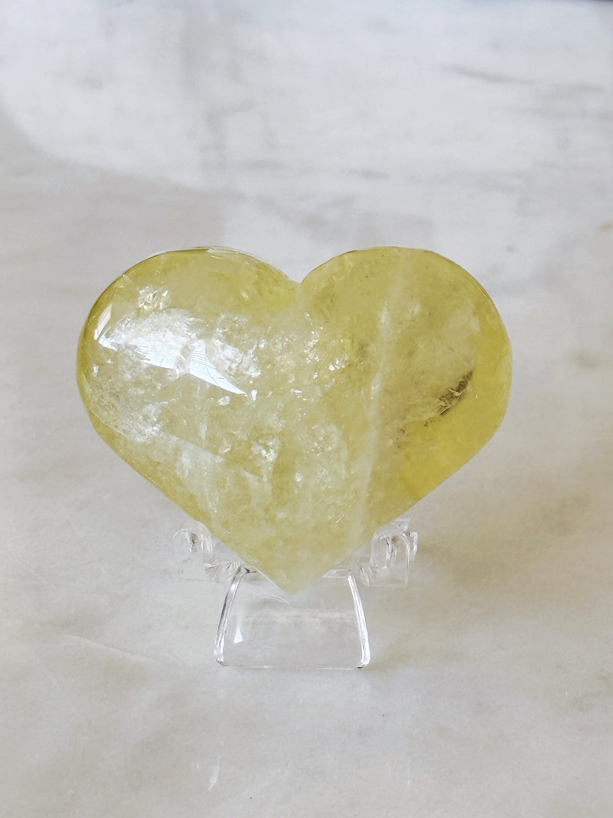 Citrine Polished Heart
