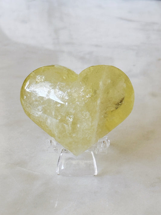 Citrine Polished Heart