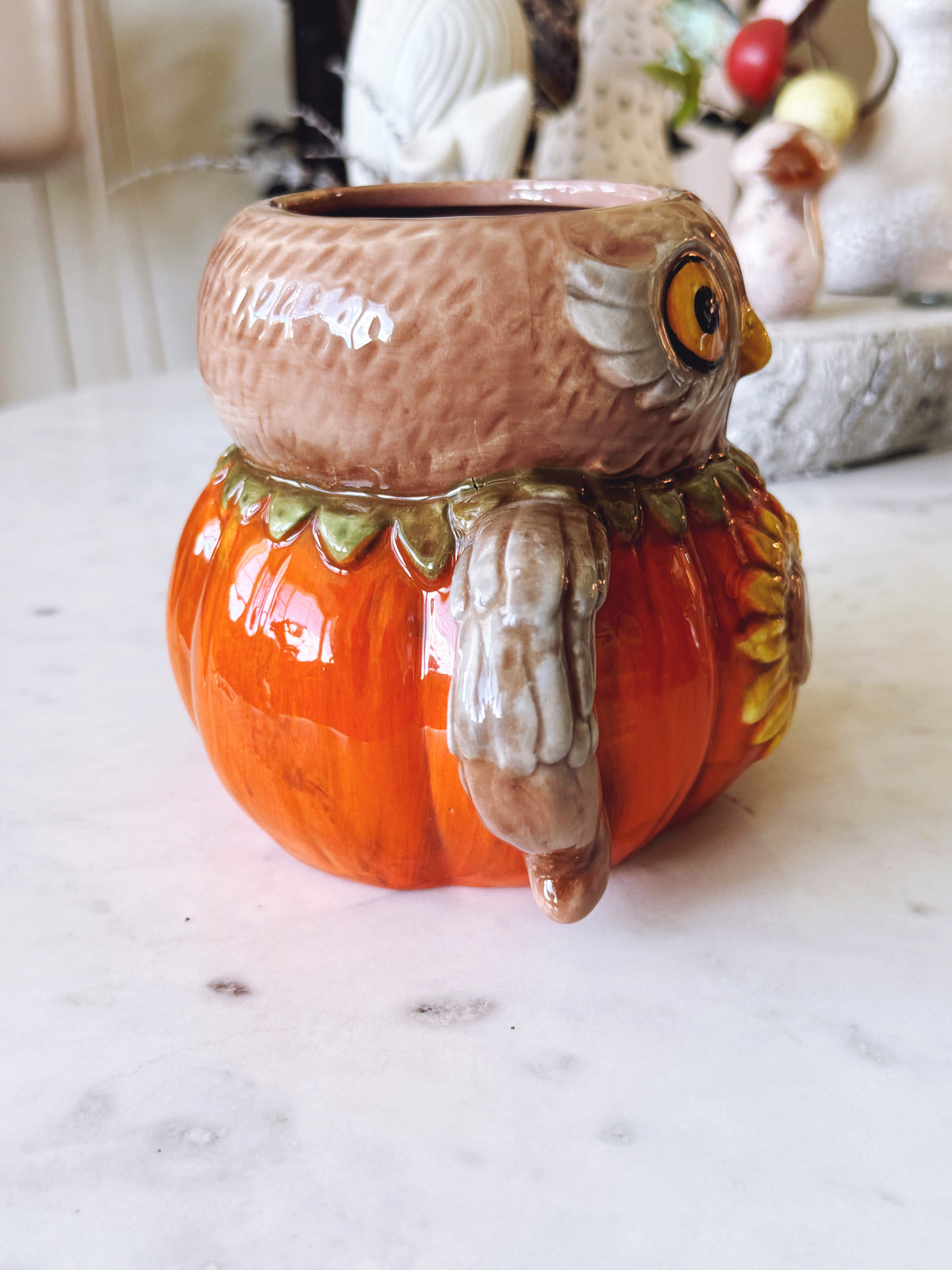 Johanna Parker Design OWL Mug/Cover-pot