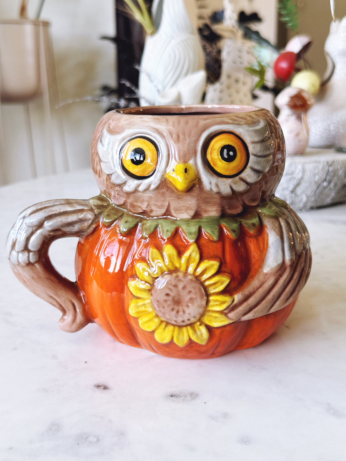 Johanna Parker Design OWL Mug/Cover-pot