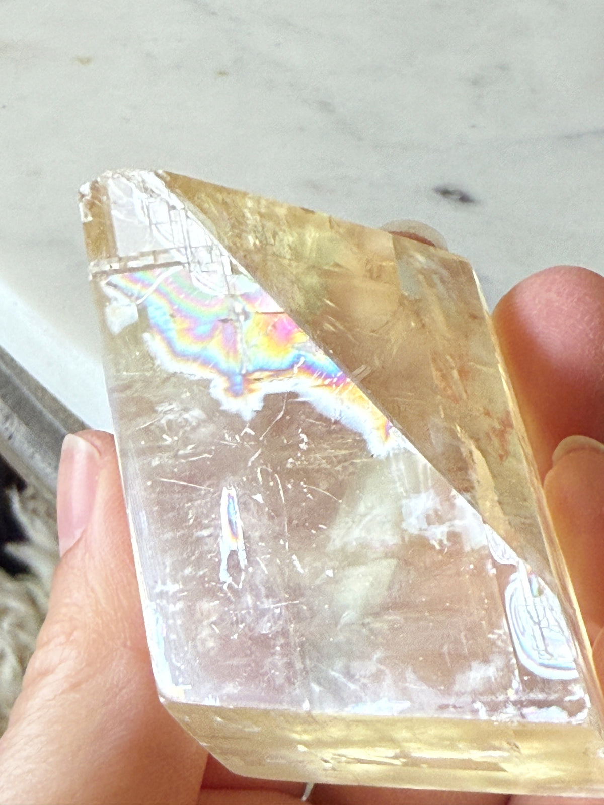 Honey Calcite Freeform
