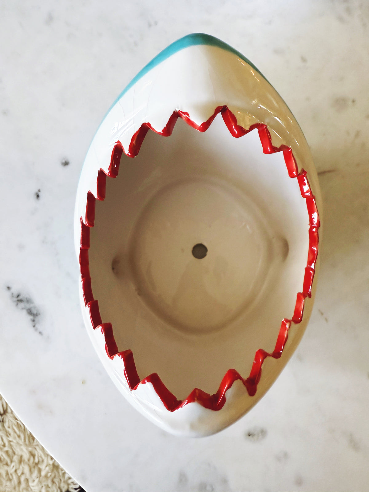 Ceramic SHARK Planter Pot 5"