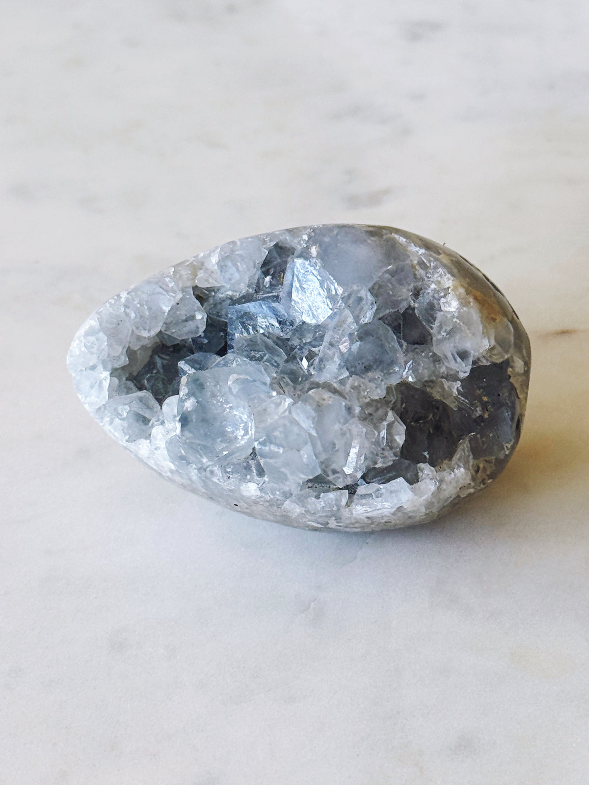 Blue Celestite Crystal Cluster