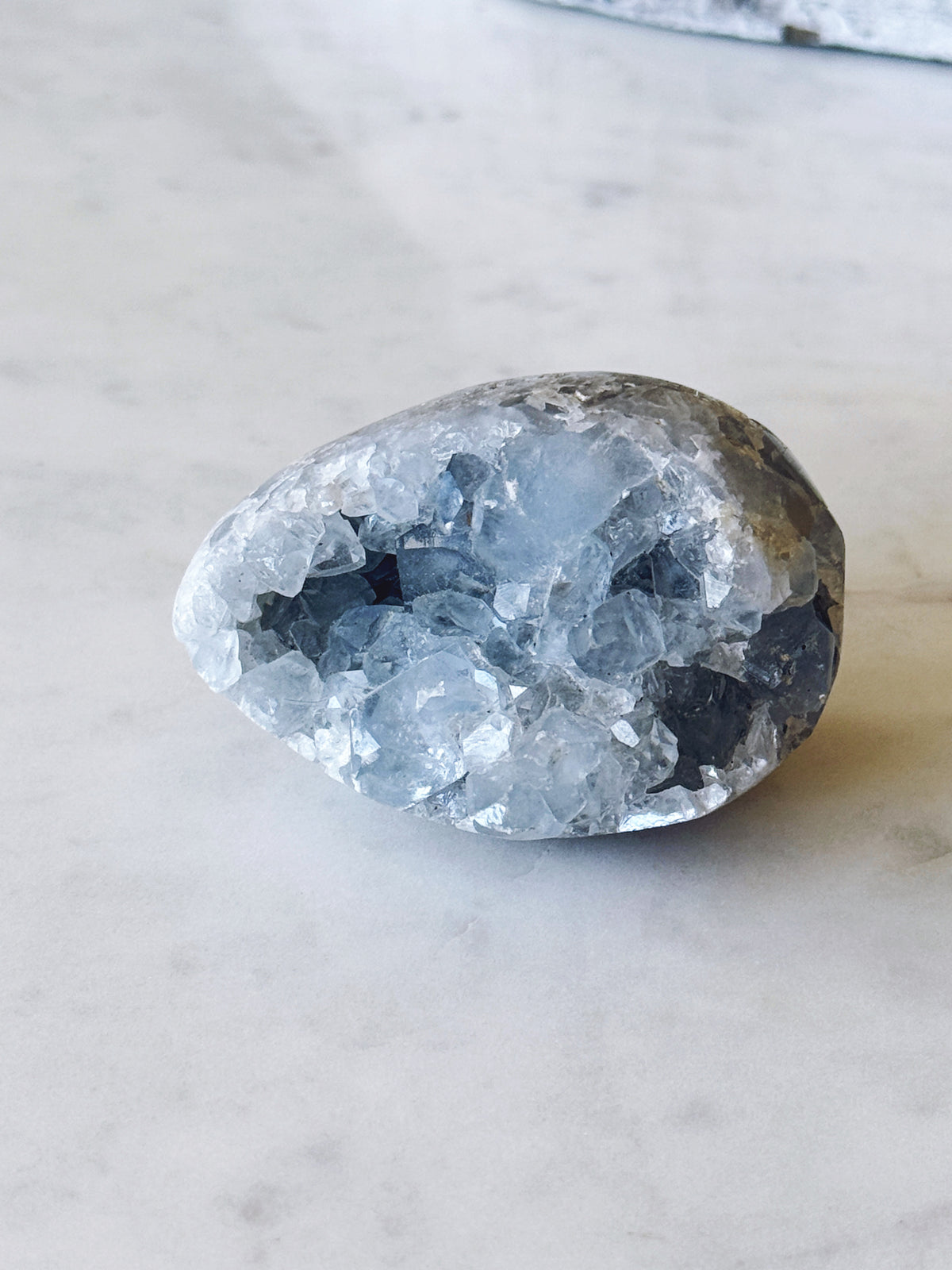 Blue Celestite Crystal Cluster