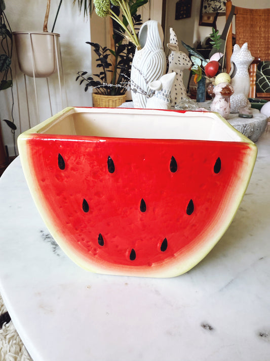 Watermelon Slice Planter