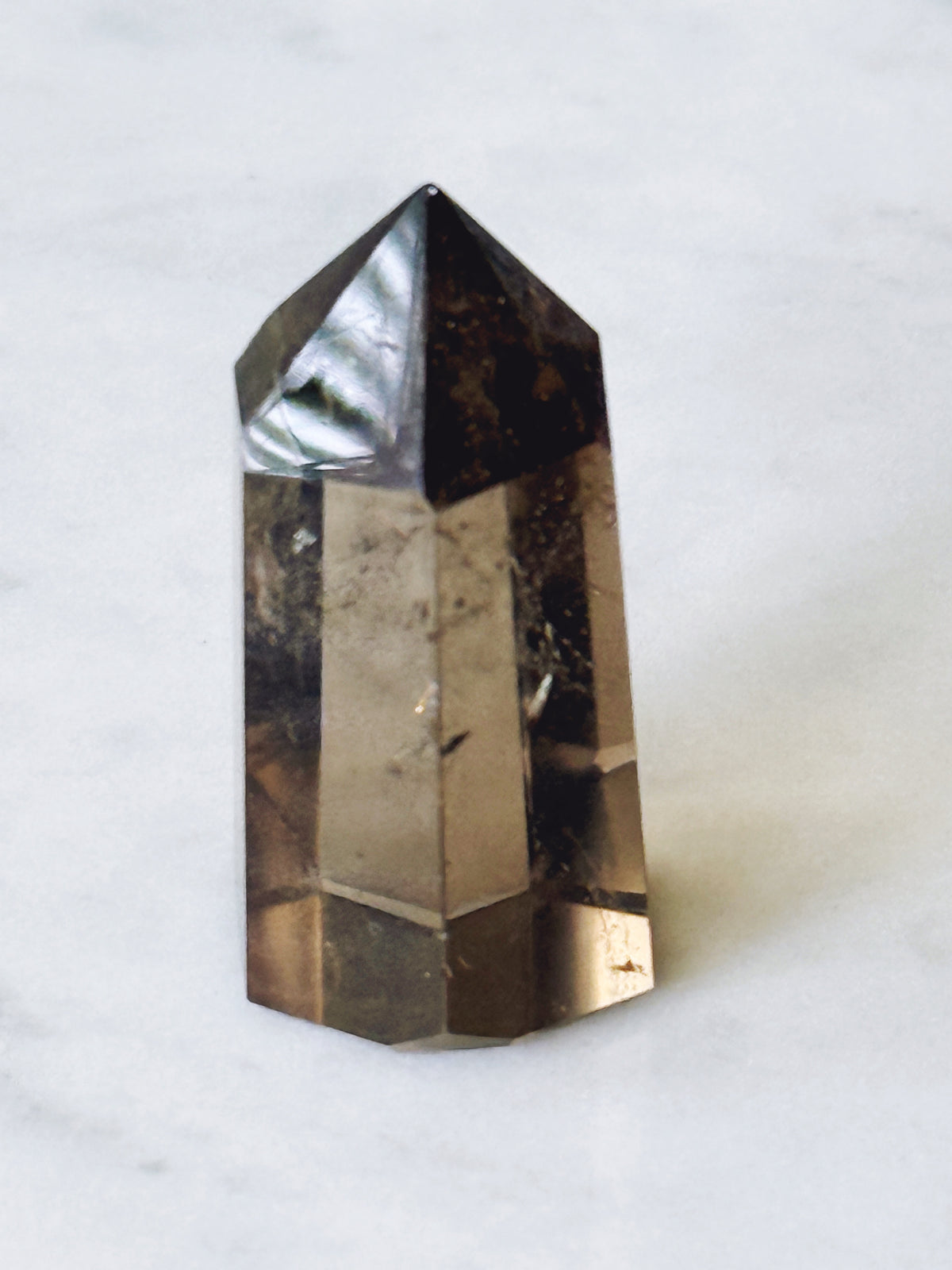 Smoky Yellow Quartz Citrine Tower