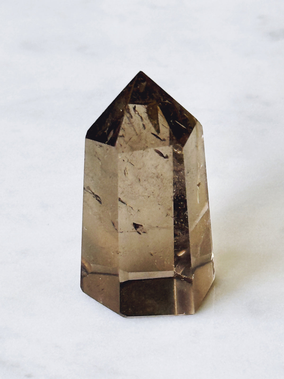 Smoky Yellow Quartz Citrine Tower